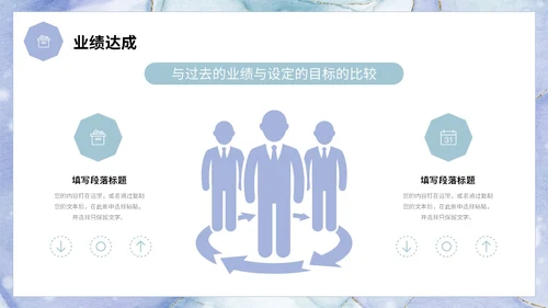 鎏金风个人述职报告工作汇报PPT