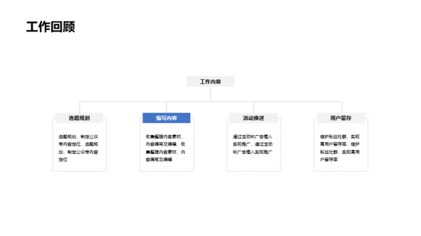 白色商务工作总结PPT案例