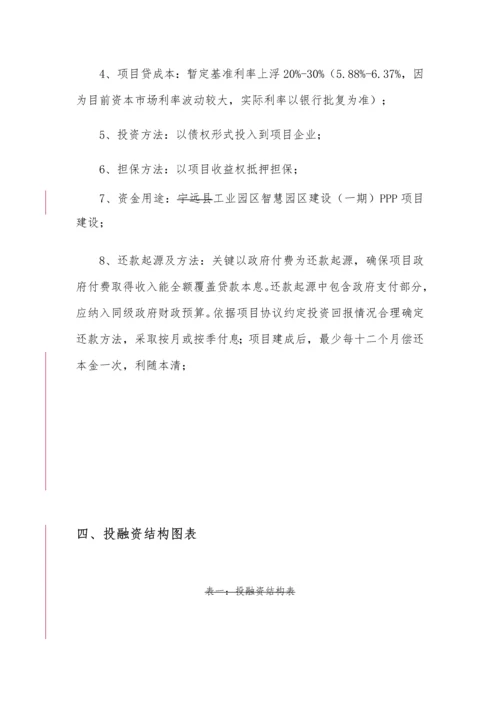 PPP综合项目融资专项方案案例.docx
