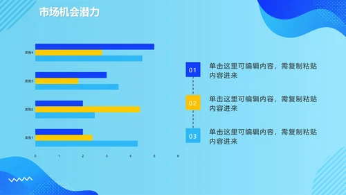 蓝色简约商务新年工作计划陈述报告PPT模板