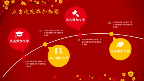 春节快乐年初总结冬梅通用PPT模板