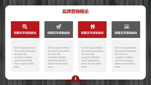 黑红简约大气品牌营销策划通用PPT