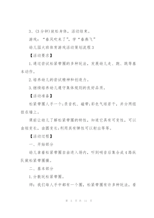 幼儿园大班体育游戏活动策划流程.docx