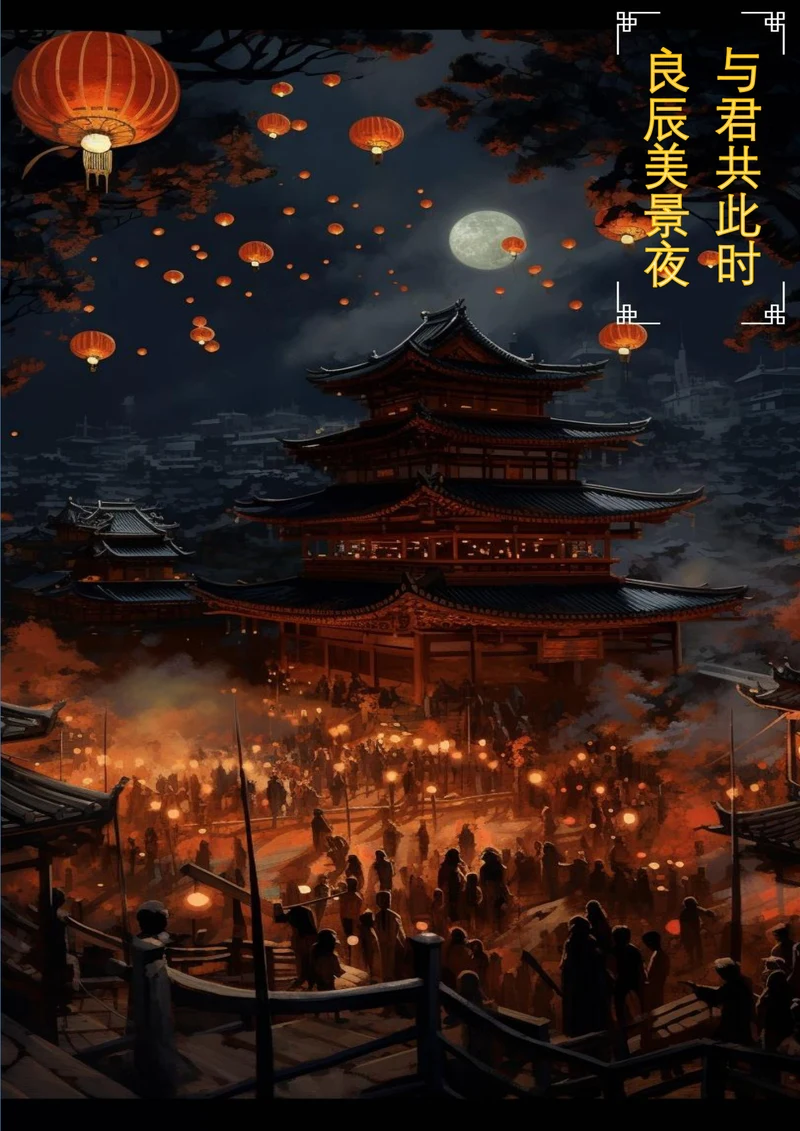 良辰美景中秋海报