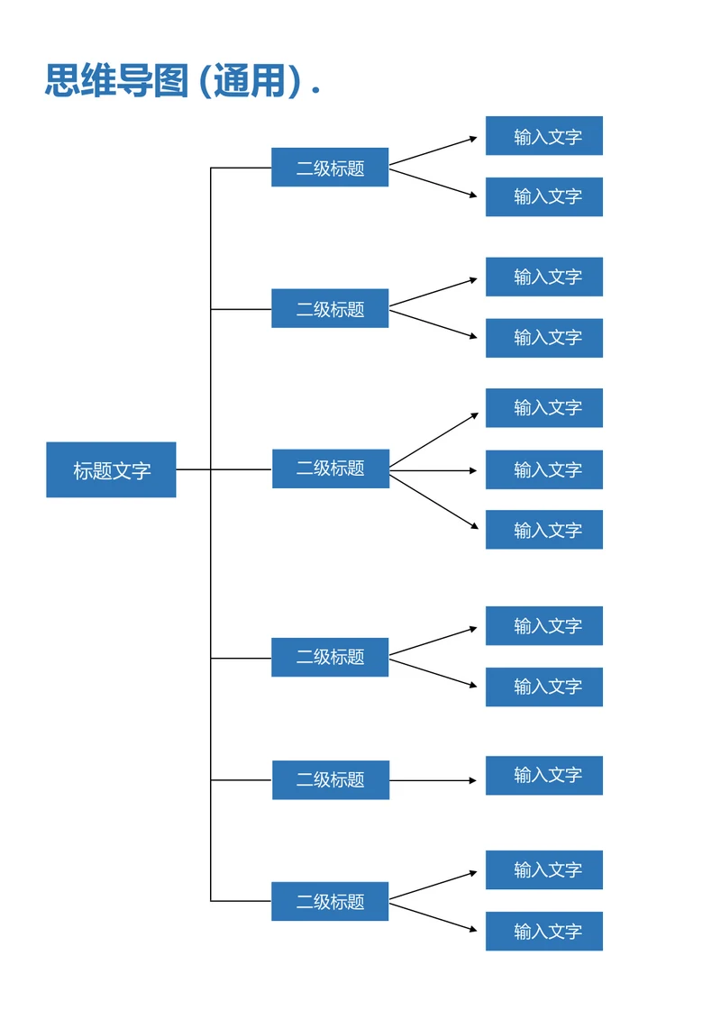 思维导图（通用）
