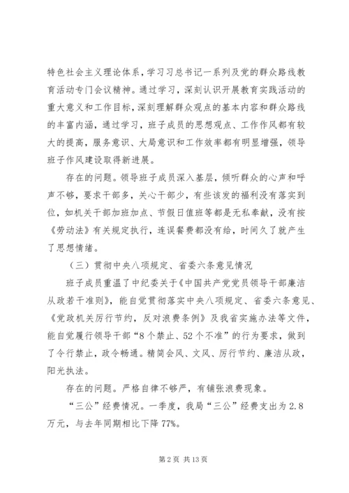 市城管局党的群众路线教育实践活动对照检查材料.docx