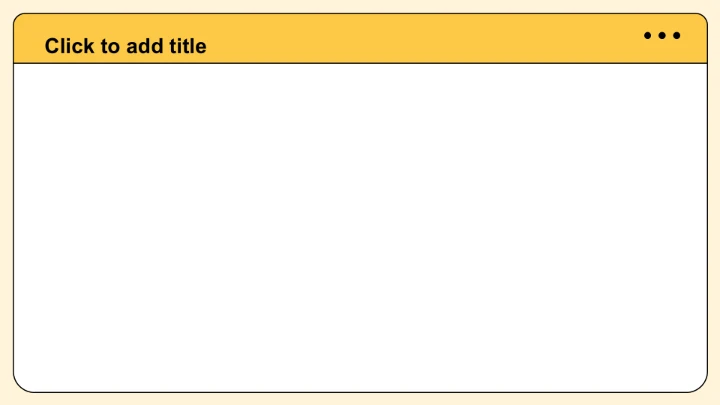 黄色插画风班委竞选