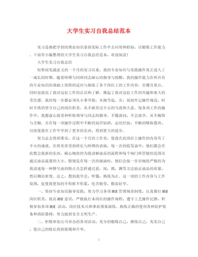 精编之大学生实习自我总结范本2.docx