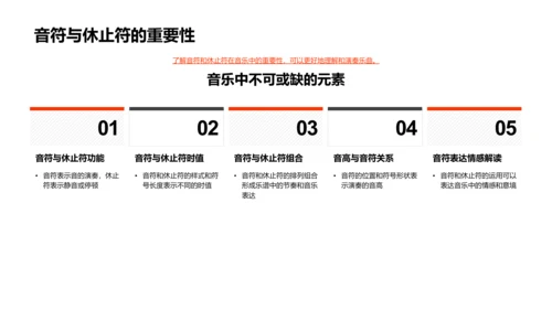 音乐课符号教学PPT模板