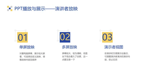 黄蓝扁平风企业办公技巧操作培训PPT模板