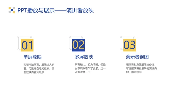 黄蓝扁平风企业办公技巧操作培训PPT模板