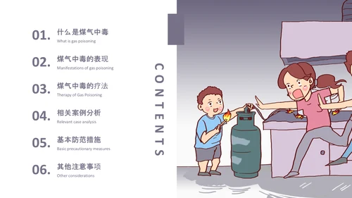 预防煤气中毒宣传教育PPT课件