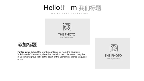 灰色创意公司产品介绍宣传通用PPT动态模板