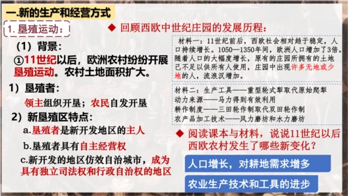 第13课  西欧经济和社会的发展  课件