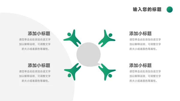 绿色精品业务技能管理PPT模板