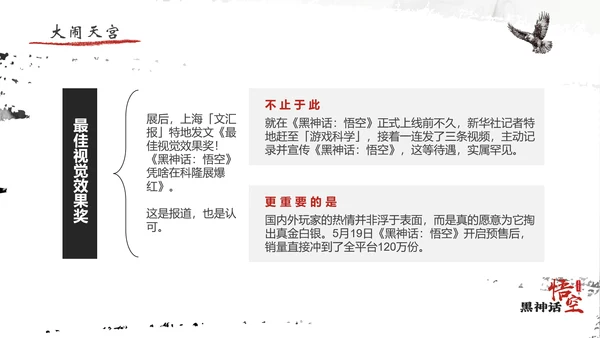 黑神话悟空电子游戏PPT模板