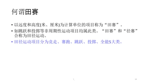 初中体育 田径竞赛规则 课件