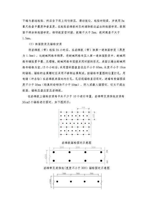 外檐装修(外墙保温岩棉板)施工方案