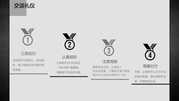 商务礼仪职业形象通用PPT‘模版