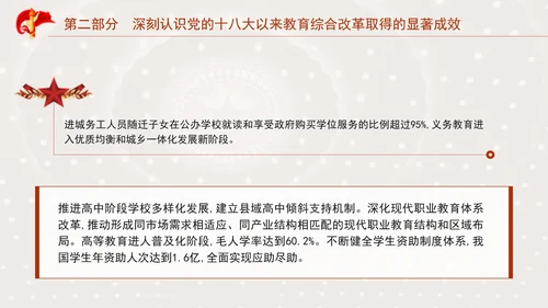 二十届三中全会关于深化教育综合改革党课ppt