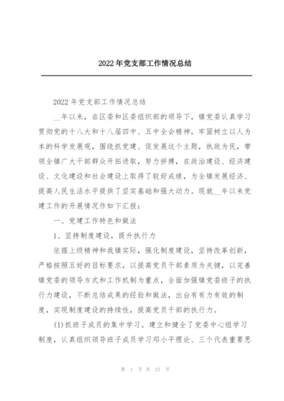 2022年党支部工作情况总结.docx