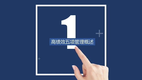 高绩效五项管理企业培训课件动态PPT模板