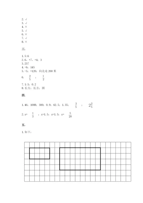 小学毕业班数学检测卷及参考答案【培优a卷】.docx