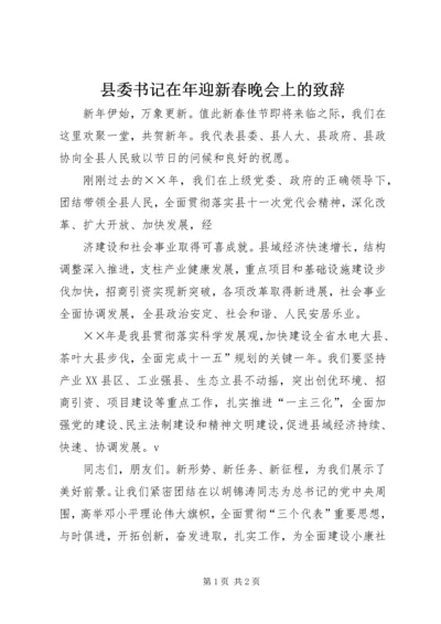 县委书记在年迎新春晚会上的致辞 (3).docx