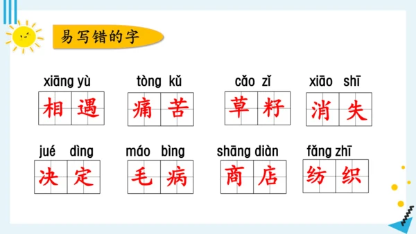 统编版语文二年级下册第七单元复习（课件）