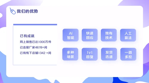 移动互联网+智能服务系统项目汇报PPT模板