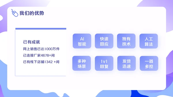移动互联网+智能服务系统项目汇报PPT模板