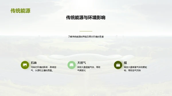 清洁能源，保护地球家园