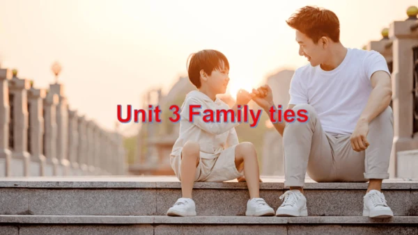 Unit 3 Family ties Presenting ideas 课件 外研版（2024）七年