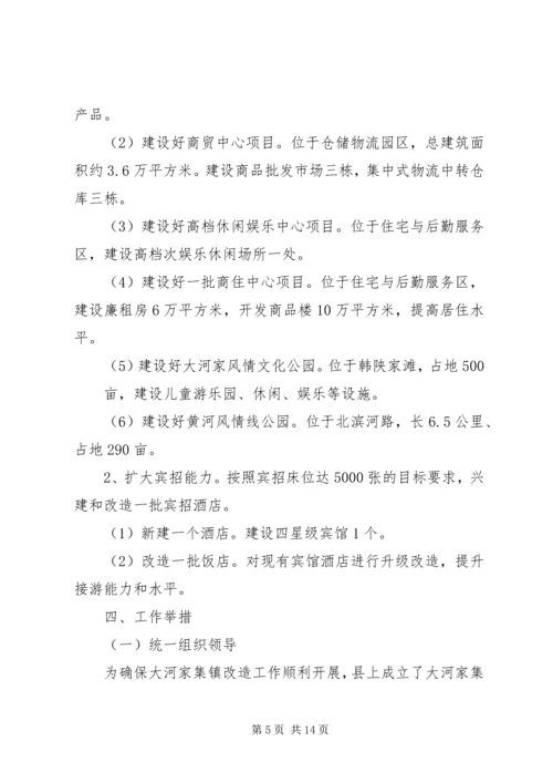 集镇建设实施方案 (3).docx