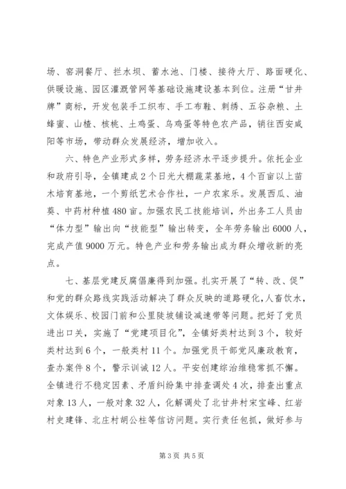 乡镇社会经济工作总结及工作要点.docx