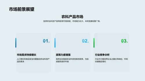 农科技投资新视角PPT模板