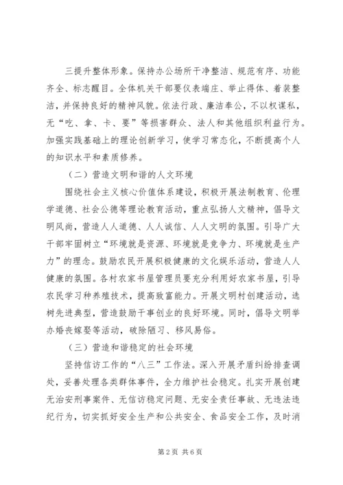 镇着力改善发展环境实施方案.docx