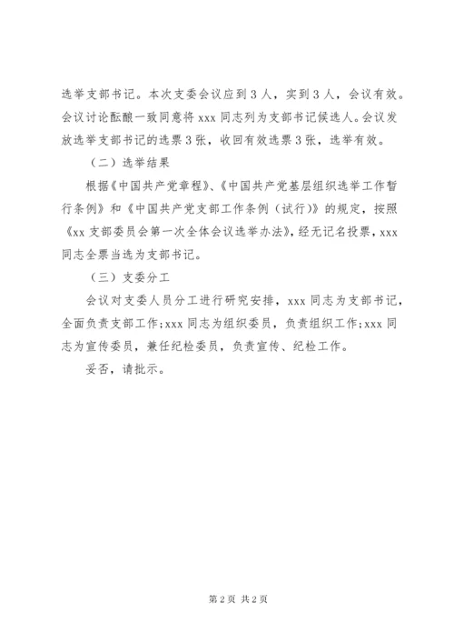 党支部选举结果报告.docx