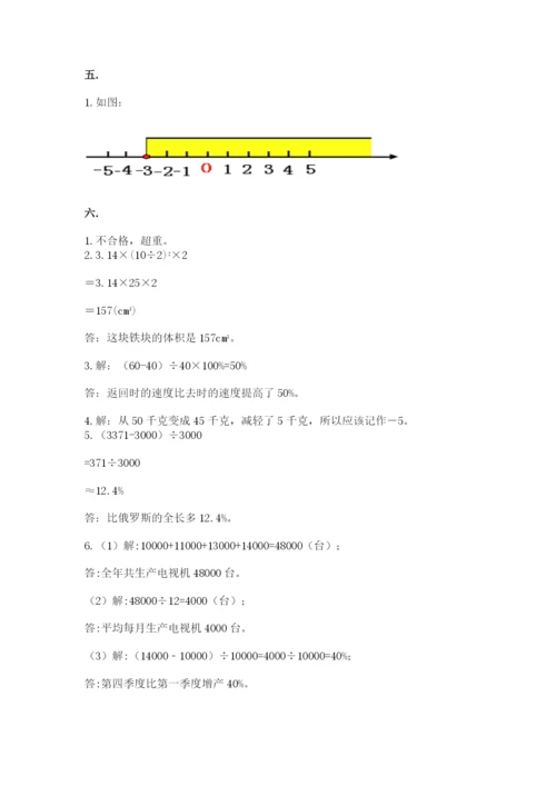 最新苏教版小升初数学模拟试卷附参考答案【考试直接用】.docx