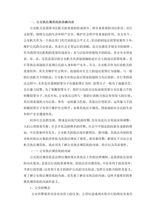 公安执法规范化研究.docx