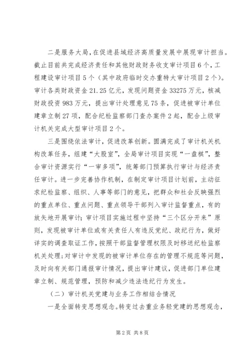 审计局党组专题调研报告 (2).docx