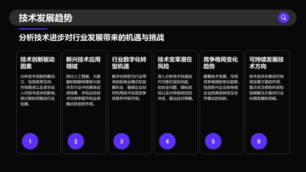 紫色商务风通用行业季度总结PPT模板