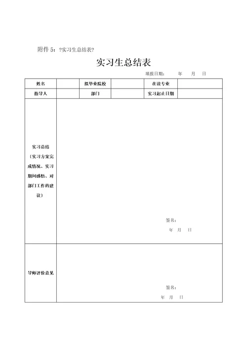 xxx有限公司实习生管理办法