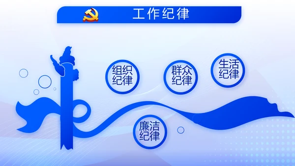 蓝色大气公安派出工作总结汇报PPT