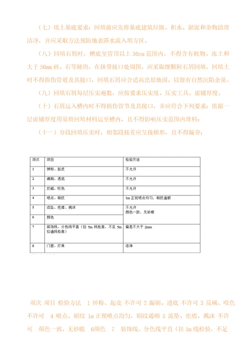 主要工程项目的施工程序和施工方法样稿