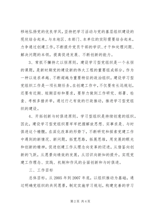 市国税局建设学习型党组织三年规划 (5).docx