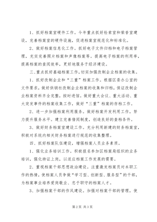 供销社档案工作要点.docx