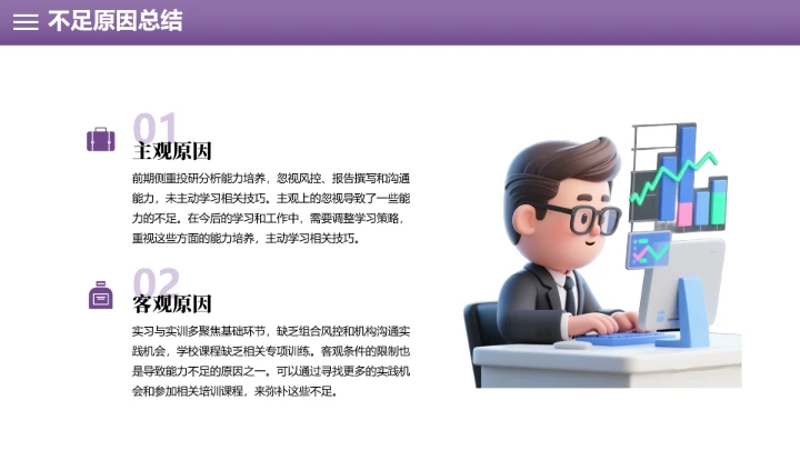 会计学专业大学生职业生涯规划职业生生涯发展展示PPT模版