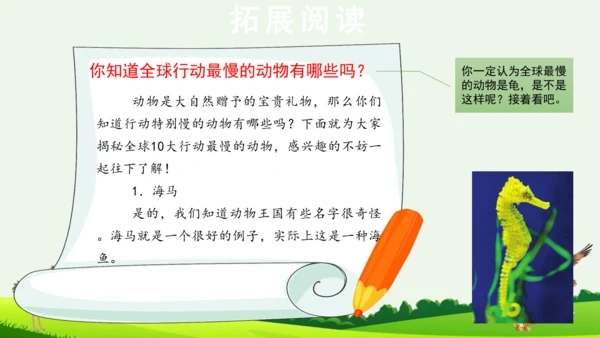 7 什么比猎豹的速度更快 第二课时 课件