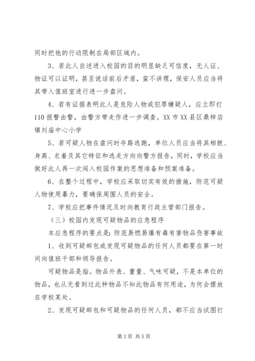 邵固中学反恐防暴工作应急预案 (5).docx